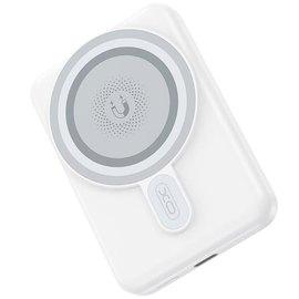 Повербанк XO PR264 Magnetic 15W PD20W with a holder 10000mAh White (6920680862535), Колір: Білий, зображення 3