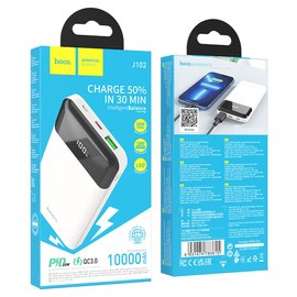 Повербанк HOCO J102 Cool figure PD20W+QC3.0 10000 mAh White (6931474783615), изображение 3