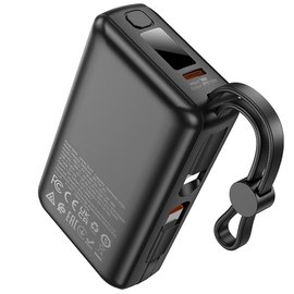 Повербанк Borofone BJ70 Source dual PD20W with cable 10000 mAh Black (6941991116674), изображение 4