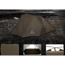 Палатка двухместная Naturehike CNK2300ZP040 коричневый (6976507661799), изображение 3