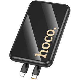 Повербанк HOCO Q37 Graceful 22.5W+PD20W with two cables 10000 mAh Black (6942007644914), изображение 4