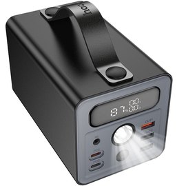Повербанк HOCO J138 Distant 22.5W+PD20W+DC12V 60000 mAh Black (6942007638524), изображение 3
