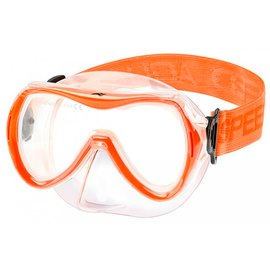 Маска и трубка для плавания Aqua Speed Almos FS + Samos 61090 оранжевый, детская OSFM (621-75)