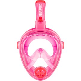 Полнолицевая маска для дайвинга Aqua Speed Spectra 2.0 KID 7081 розовый/красный, детская р. S (248-03)