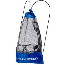 Маска та трубка для плавання Aqua Speed ​​Manus + Borneo 8238 чорний OSFM (606-07)