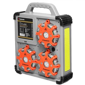 Набір професійних ліхтарів Mactronic X-Flare (30 Lm) Red/Blue/Amber Recharg 12/220V (PSD0112)