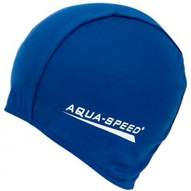 Шапка для плавания Aqua Speed Polyester Cap 5763 взрослая, синяя OSFM (091-10)