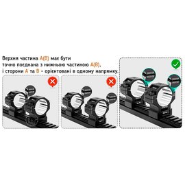 Кольца Discovery Scope Mount Rings 6061 Series 30 мм Low на Picatinny, ВН - 9.5 мм (M240603)Кольца Discovery Scope Mount Rings 6061 Series 30 мм Low на Picatinny, ВН - 9.5 мм (M240603)