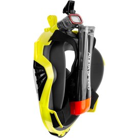 Полнолицевая маска для дайвинга Aqua Speed Drift 9936 черный/желтый р. S/M (249-38)