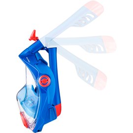 Полнолицевая маска для дайвинга Aqua Speed Spectra 2.0 KID 7079 синий/оранжевый, детская р. S (248-01)