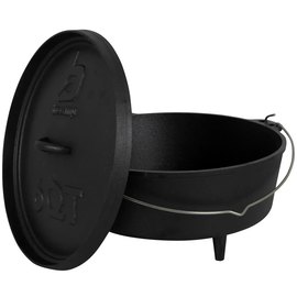 Казан з кришкою Bo-Camp Dutch Oven Cast Iron 31 cm/5 L Black (2122410)