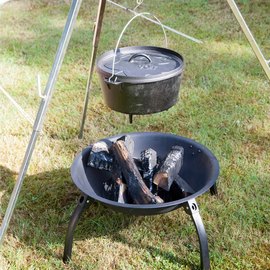 Казан с крышкой Bo-Camp Dutch Oven Cast Iron 31 cm / 7.1 L Black (2122415)