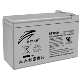 Акумуляторна батарея Ritar 12V 9Ah Gray RT1290