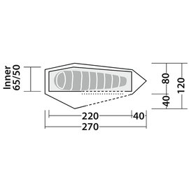Палатка одноместная Robens Cress 1 Pro (130397)