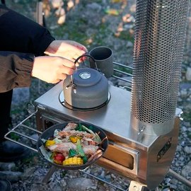 Печь дровяная Mobi Garden Multifunctional stove NX22688003 grey (6941870588219)