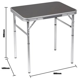 Стол складной Bo-Camp 60x45 cm Grey (1404385)