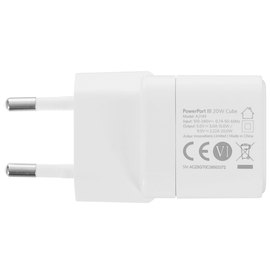 Зарядное устройство Anker PowerPort III 20W Cube белый (A2149G21)