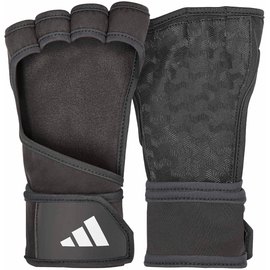 Рукавички для фітнесу Adidas Open Back Training Gloves чорний M (ADGB-15062)