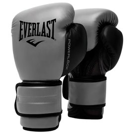 Боксерські рукавички Everlast PowerLock 2R Training Gloves сірий/чорний 10 унц (P00002304)