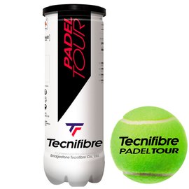 М'ячі для падіння тенісу Tecnifibre Padel Tour 3 шт/уп (Padel tour 3)