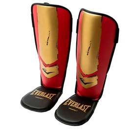 Защита голени и стопы Everlast ProEspect Youth Shin Guards красный/золотой S/M (P00002991)