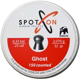 Свинцовые пули Spoton Ghost 150 шт, 6,35 мм, 2,07 г