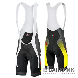 Велошорты мужские Sidi Pippo2 Bibshort No.2141 Black/Yellow Fluo M ЦБ0001060