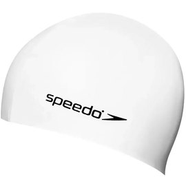 Шапочка для плавання Speedo Flat Silicone Cap Team JU дитяча, біла (8-709931959-4)