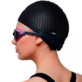 Шапочка для плавания Speedo Bubble Cap XU взрослая, черная (8-709290001)