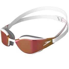 Очки для плавания Speedo FastSkin Hyper Elite MIR взрослые, белый/золотой OSFM (8-12818F979)