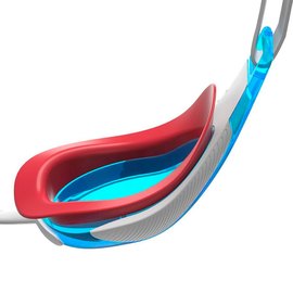 Очки для плавания Speedo FastSkin Hyper Elite взрослые, белый/синий One Size (8-1282016955), изображение 4