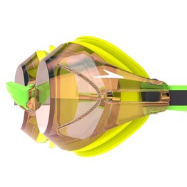 Очки для плавания Speedo Vanquisher 3.0 Mirrored взрослые, зеленый/желтый One Size (8-00473417218), Цвет : Зелёный, изображение 3