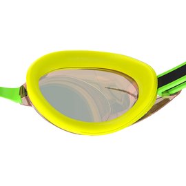 Очки для плавания Speedo Vanquisher 3.0 Mirrored взрослые, зеленый/желтый One Size (8-00473417218), Цвет : Зелёный, изображение 4