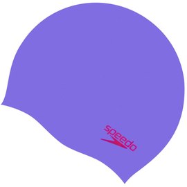 Шапочка для плавания Speedo Moulded Silc Cap JU детская, фиолетовая (8-70990D438)