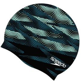 Шапочка для плавания Speedo Slogan PRT Cap AU/AF/AM взрослая, зеленая (8-0838516009)