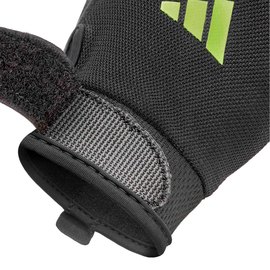 Рукавички для залу Adidas Essential Training Gloves чорний/зелений L (ADGB-15003GN), Розмір: L, Колір: Чорний/Зелений, зображення 3