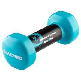 Гантель LiveUp Vinyl Studio Dumbbell 2 кг голубой (LP8076-2), Вес: 2 кг