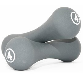 Гантелі LiveUp Neoprene Dumbbell 2х4 кг сірий (LS2002-B4), Вага: 2х4 кг
