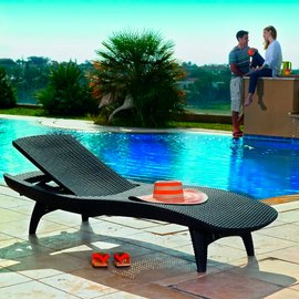 Шезлонг Keter Pacific серый (7290103660291), Цвет : Серый, изображение 3