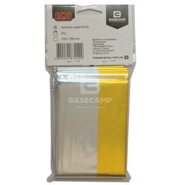 Термоодеяло спасательное Base Camp Thermal Blanket, 210*160 см (BCP 60100), изображение 2