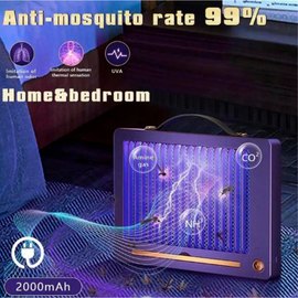 Лампа-убийца от комаров и мух Electric Shock Mosquito Killing Lamp белая YT273, изображение 3