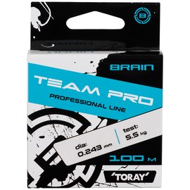Леска Brain Team Pro 100m 0,243mm 5,5kg (1858.26.99), Диаметр, мм: 0.243 мм, изображение 2