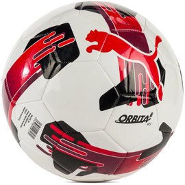 Мяч футбольный Puma Orbita 6 MS белый/черный/бордовый size 4 (084335-04), Размер: 4, изображение 2