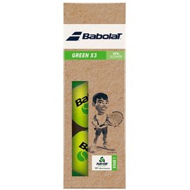 Мячи для большого тенниса Babolat Green paper pack 3 шт/уп (501106-113), изображение 2
