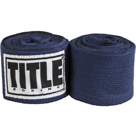 Бинты боксерские Title Boxing Select Semi Elastic Mexican 180" 4.5 м Navy (SMHW XL NV), Цвет: Тёмно-синий