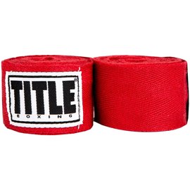 Бинты боксерские Title Boxing Traditional Weave 180" 4.5 м Red (HW RD)