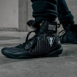 Боксерки Title Boxing Predator II Shoes 2.0 Black/Grey 42 (TBS39 8.5 BK/GR), Размер: 42, изображение 6
