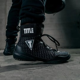 Боксерки Title Boxing Predator II Shoes 2.0 Black/Grey 42 (TBS39 8.5 BK/GR), Размер: 42, изображение 5