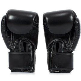 Боксерские перчатки Fairtex BGV1 Black 10 ун (BGV1_10oz_Black), Вес: 10 унций, Цвет: Чёрный, изображение 3