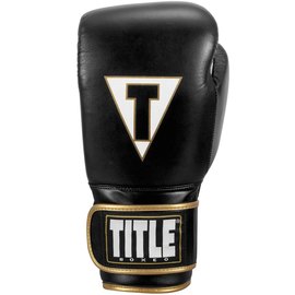 Боксерские перчатки Title Boxeo Mexican Leather Quatro Black/White 14 ун (BATGE4 14 oz BK/WH), Вес: 14 унций, изображение 2